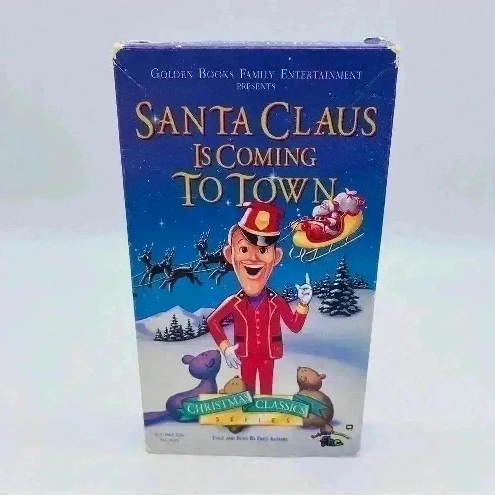 Vintage Santa Claus is Coming to Town VHS Tape #27312